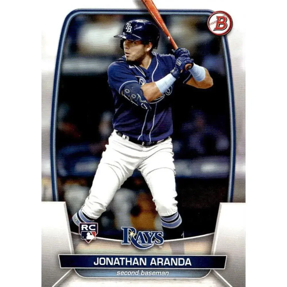 2023 Bowman Jonathan Aranda RC #28 Tampa Bay Rays